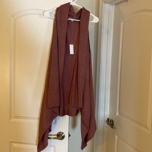 NWT Loft Waterfall Sweater Vest